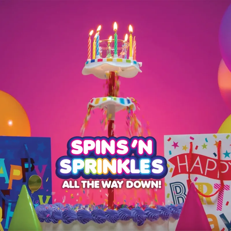 Sprinkle Fountain Birthday Candle - Image 2