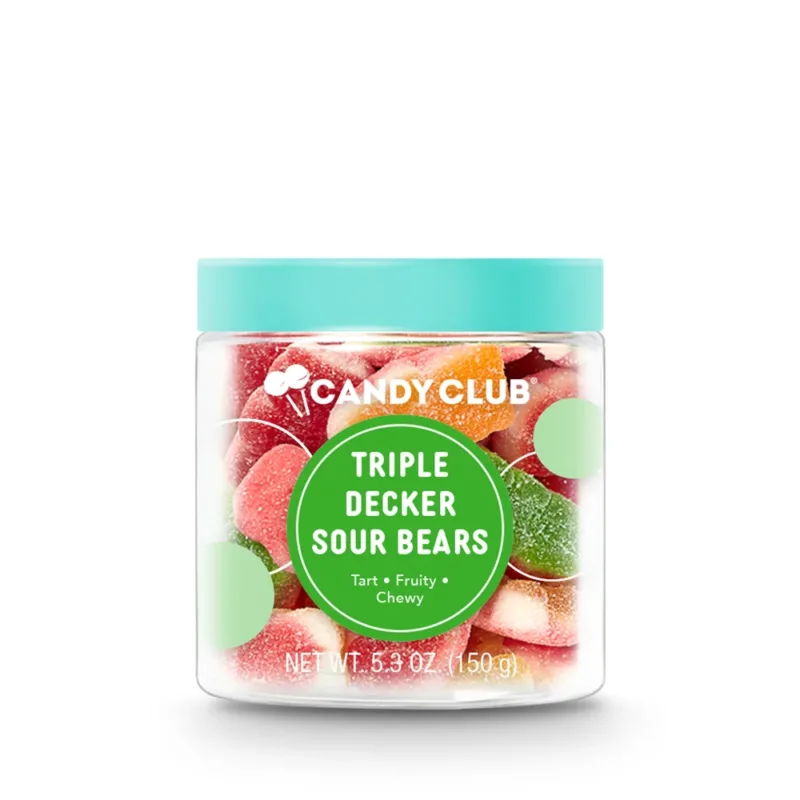 Candy Club 5.3oz Triple Decker Sour Bear - Image 2