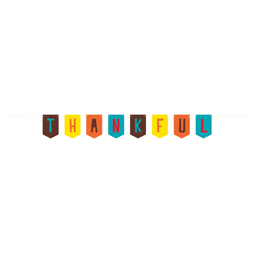 5' "Thankful" Banner