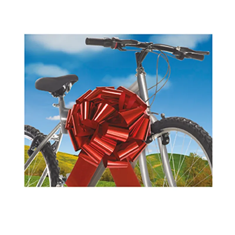 18" Red Car Bow - Image 3