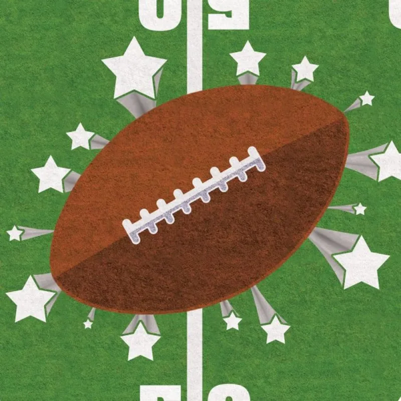 6' Football Table Runner - Image 2