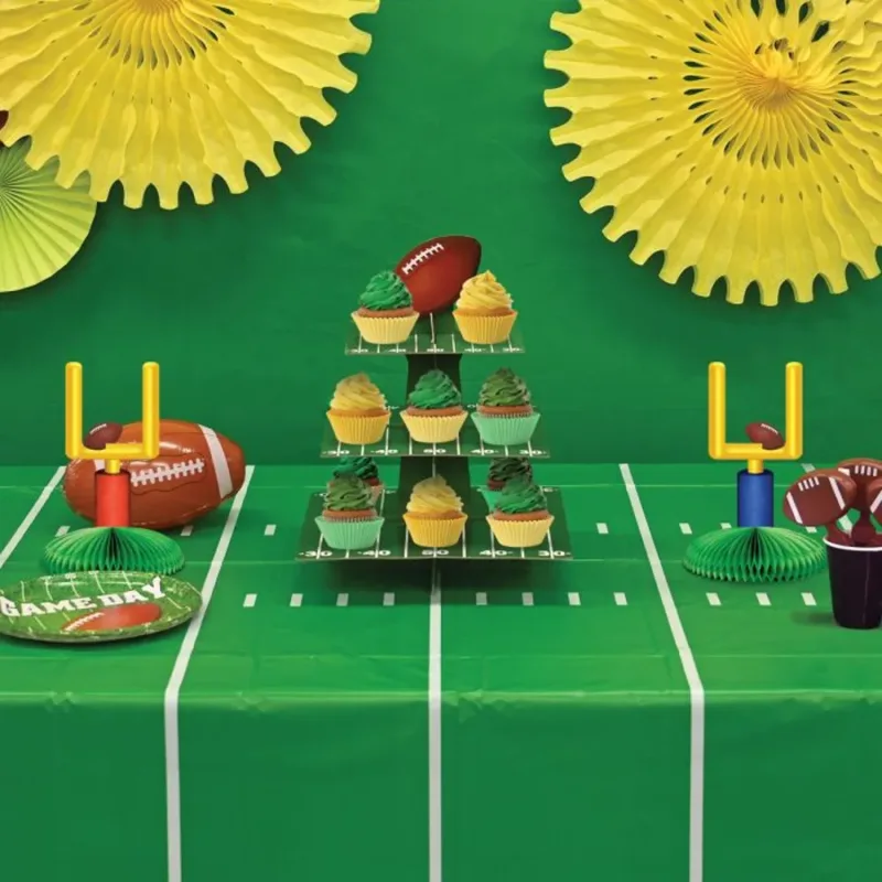9" Football Goal Post Centerpiece - Image 2