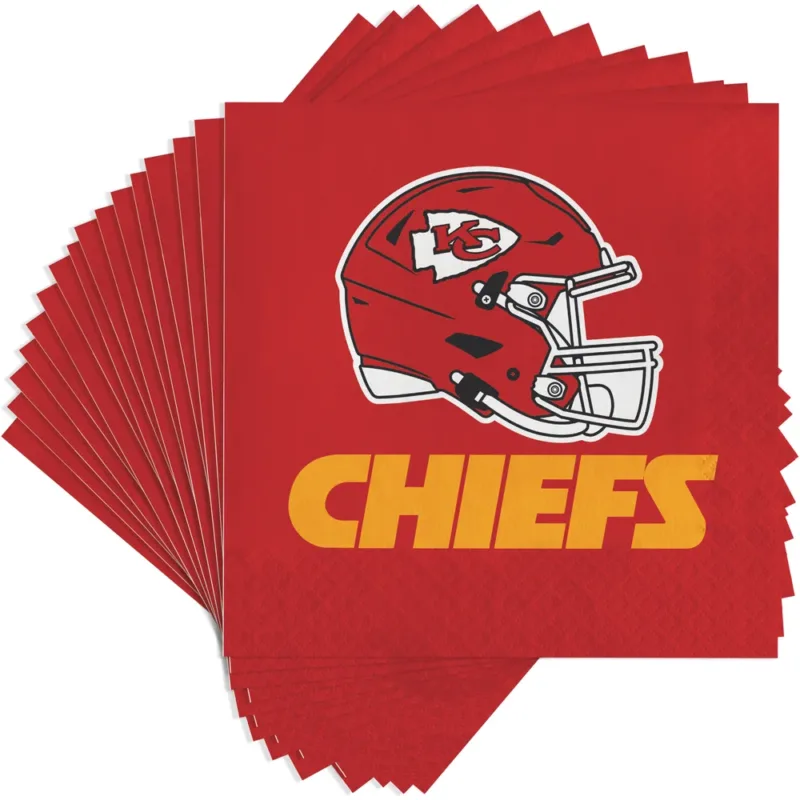 Kansas City Chiefs Lunch Napkins 16ct - Image 2