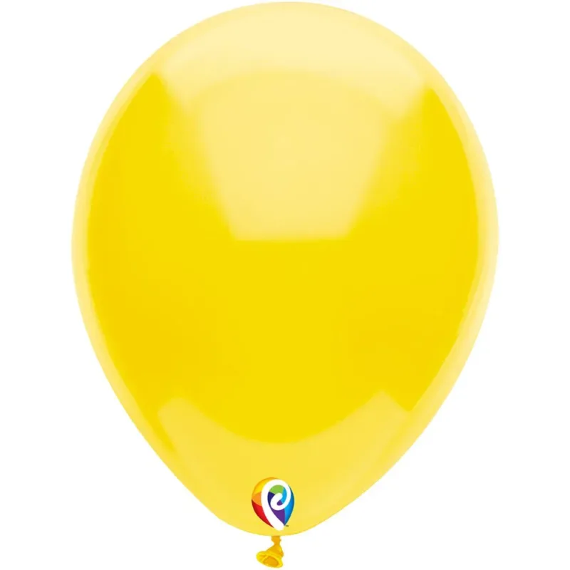 Yellow 12' Latex 15ct - Funsational