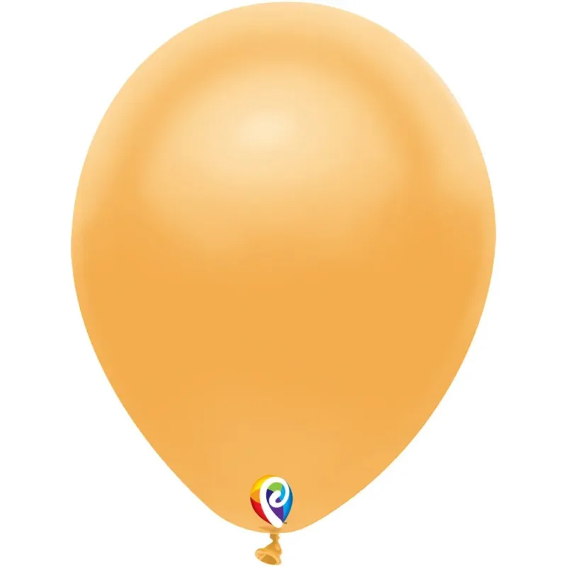 Metalic Gold 12' Latex 15ct - Funsational
