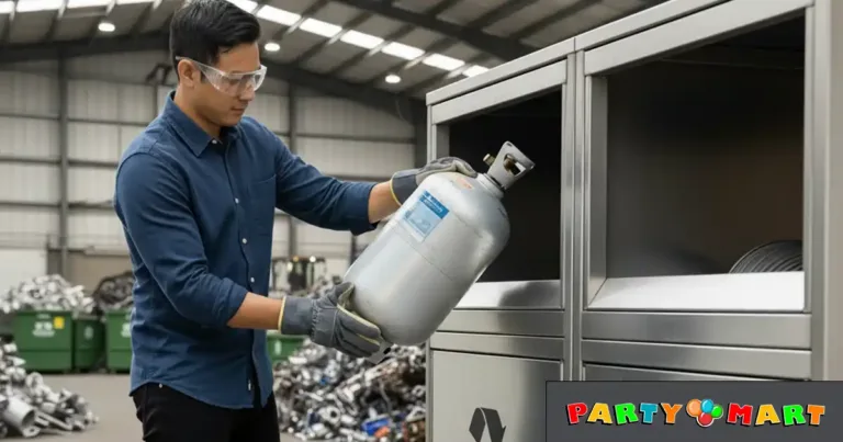 dispose helium tank 1
