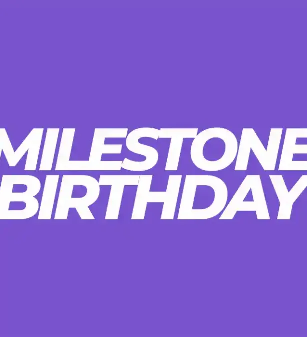 Milestone Birthday Decor