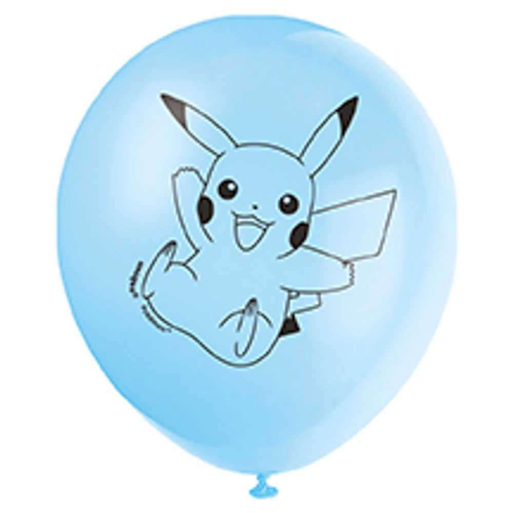 12" Pokemon Latex Balloons 8ct - Image 3