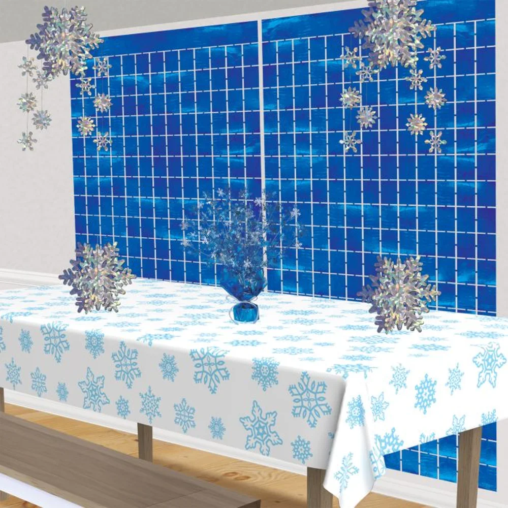 Snowflake Table Cover 54x108" - Image 2