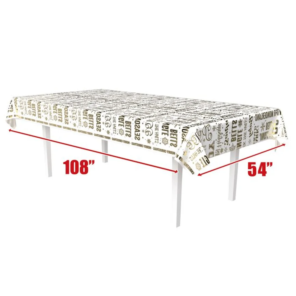 Holiday Expressions Table Cover 54x108" - Image 3