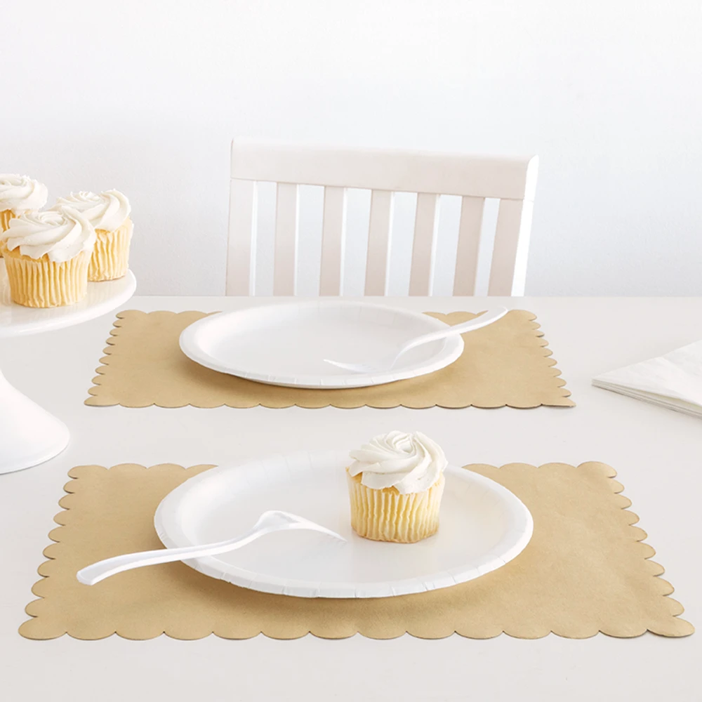 Kraft Brown Paper Placemats 14x10" 8ct - Image 3