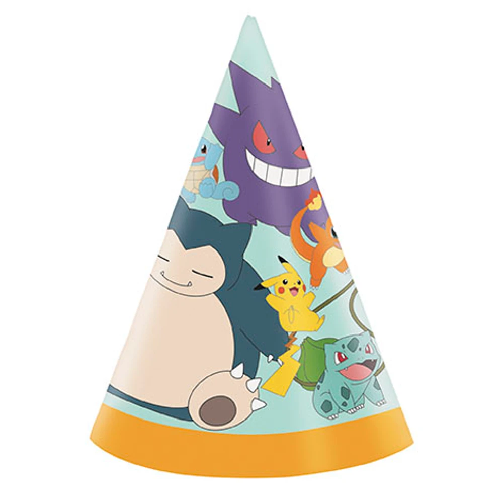 Pokemon Party Hats 8ct - Image 2