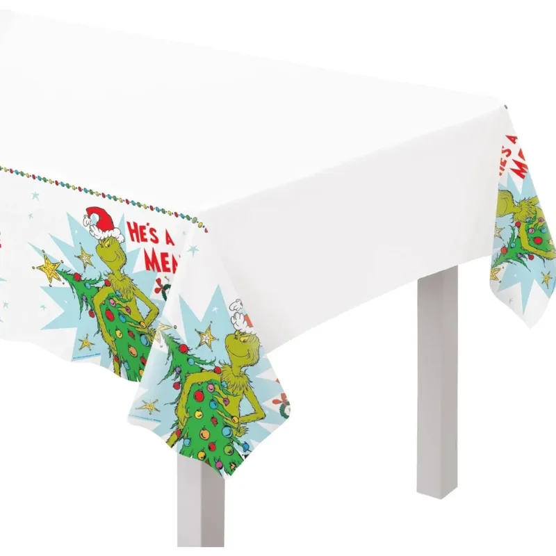 Christmas Grinch Table Cover