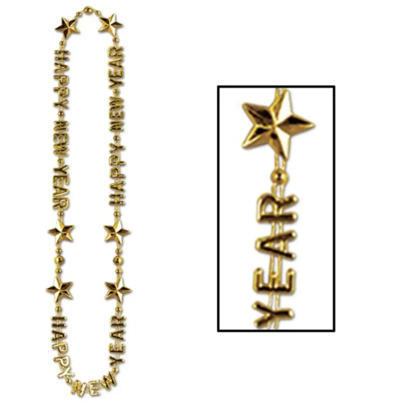 80595 GD happy new year beads of expression