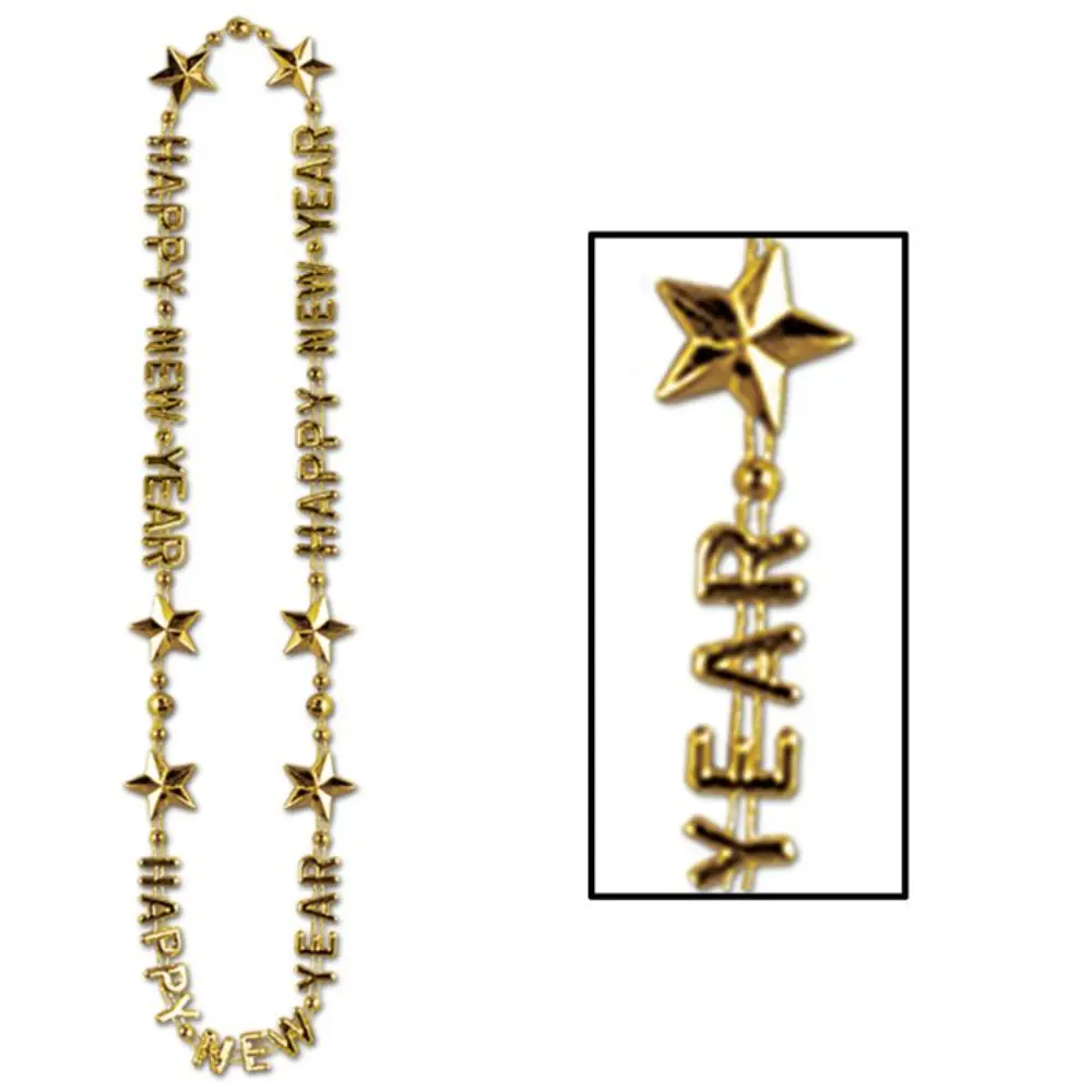 80595 GD happy new year beads of expression