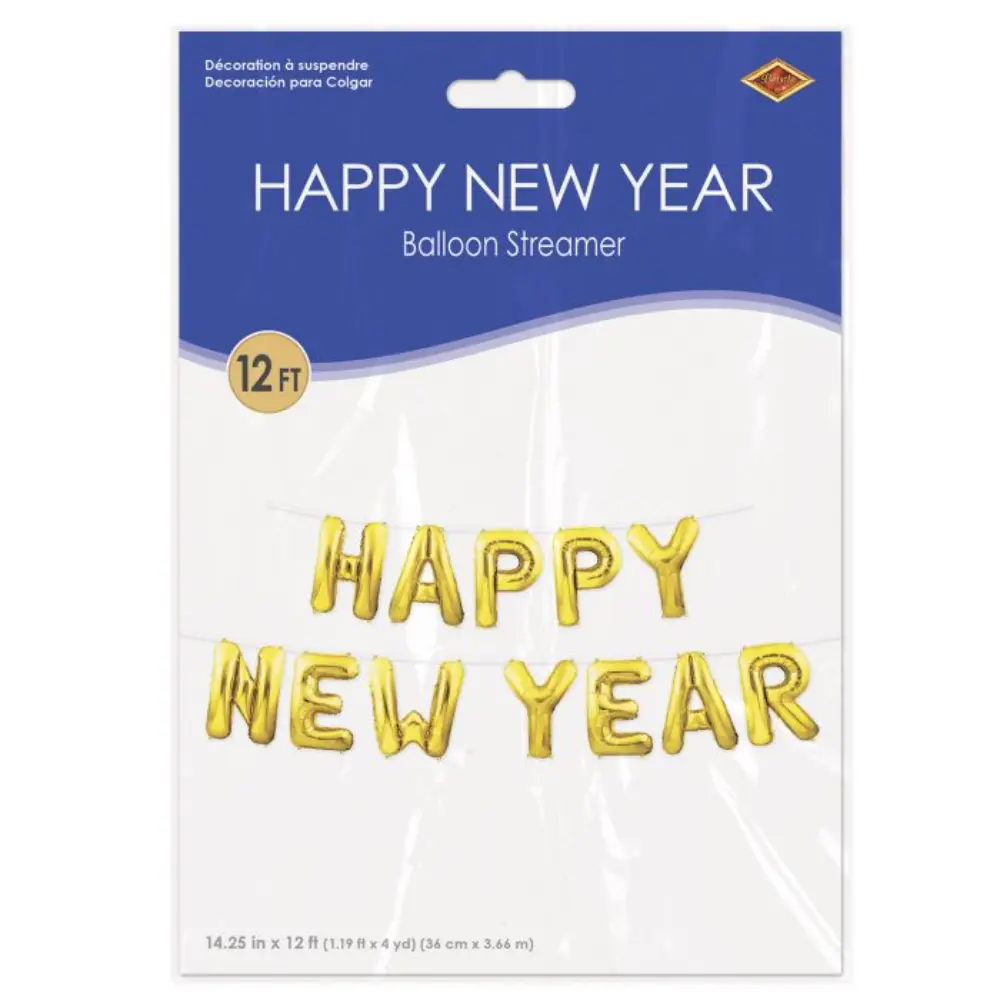 80605 GD happy new year balloon streamer 2