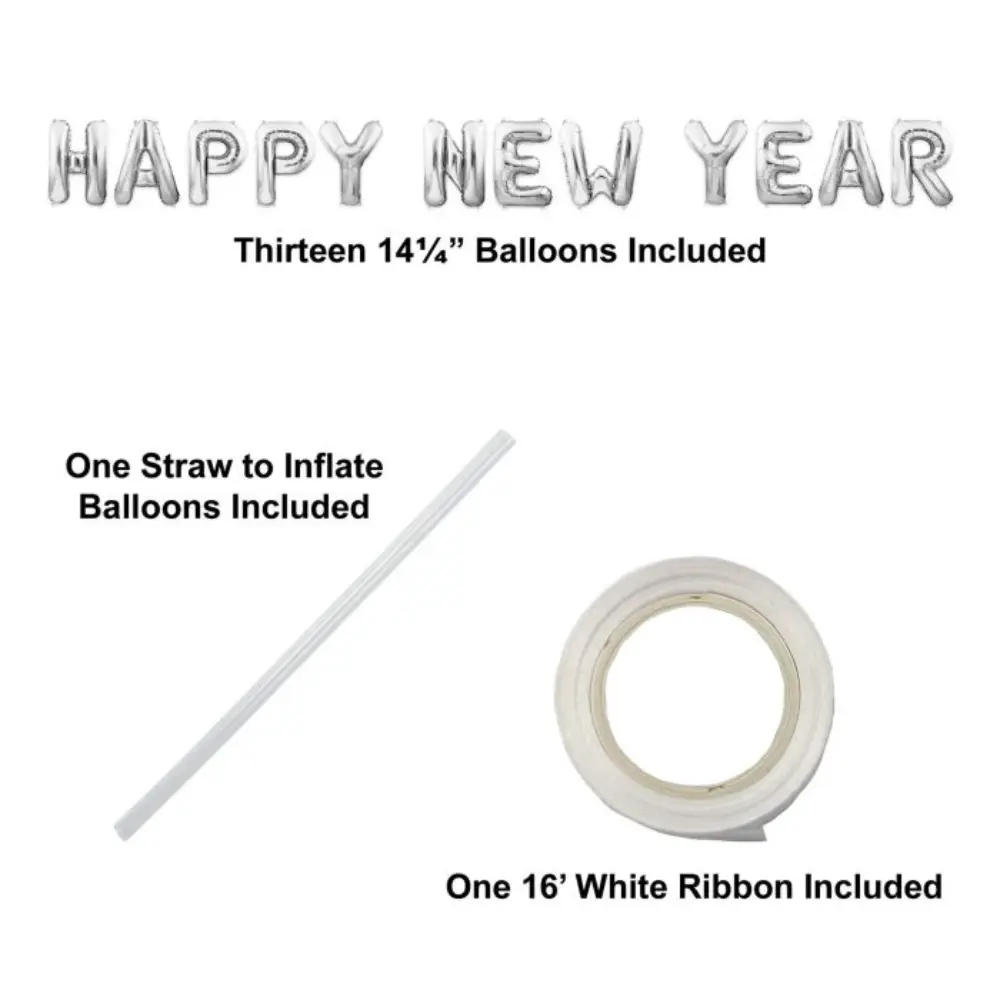 80605 S i4 happy new year balloon streamer 3