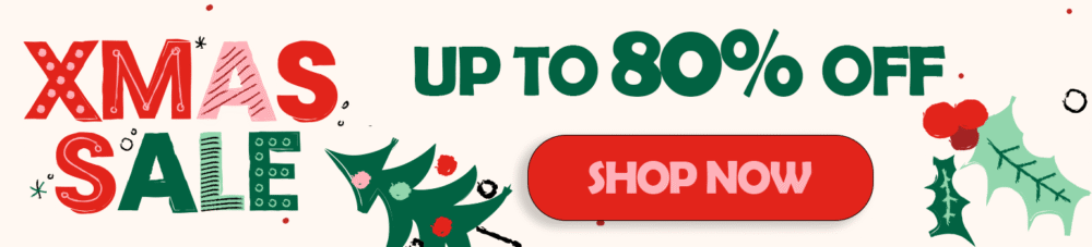 Christmas Party Supplies and decorations banner