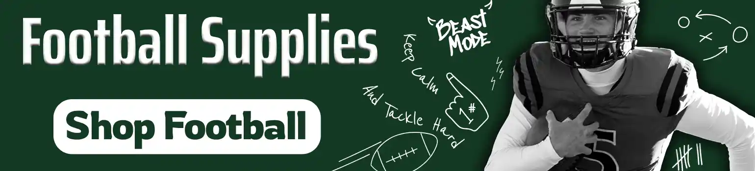 Football party supplies banner