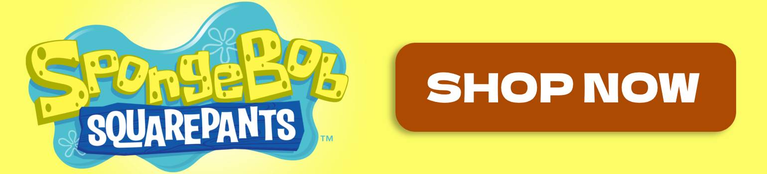 sponge bob party supplies shop now banner