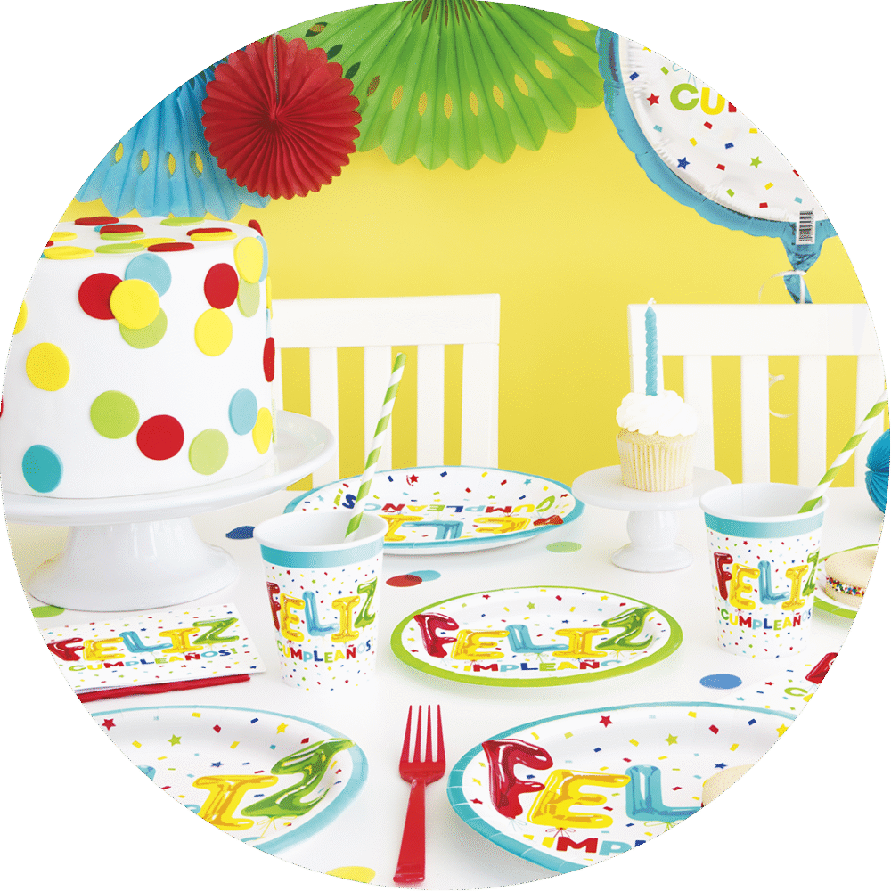 Spanish Happy Birthday Feliz Cumpleanoz Party Supplies Theme