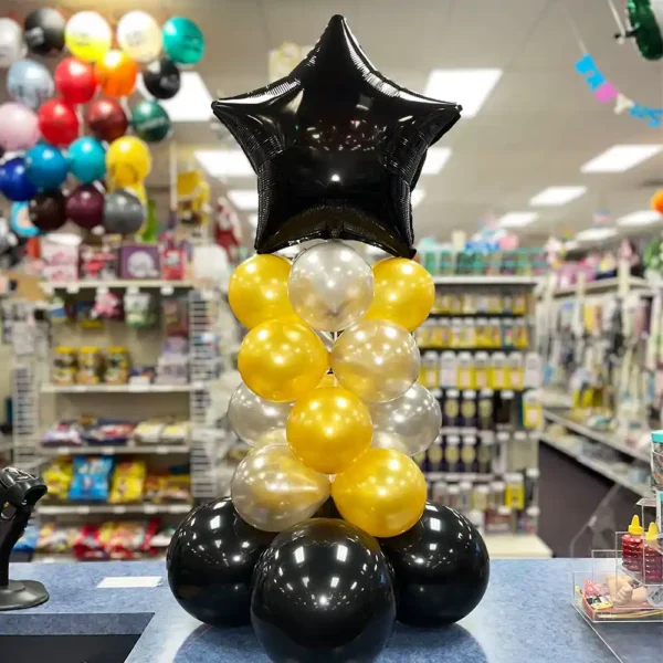Balloon Tower with star Center Piece