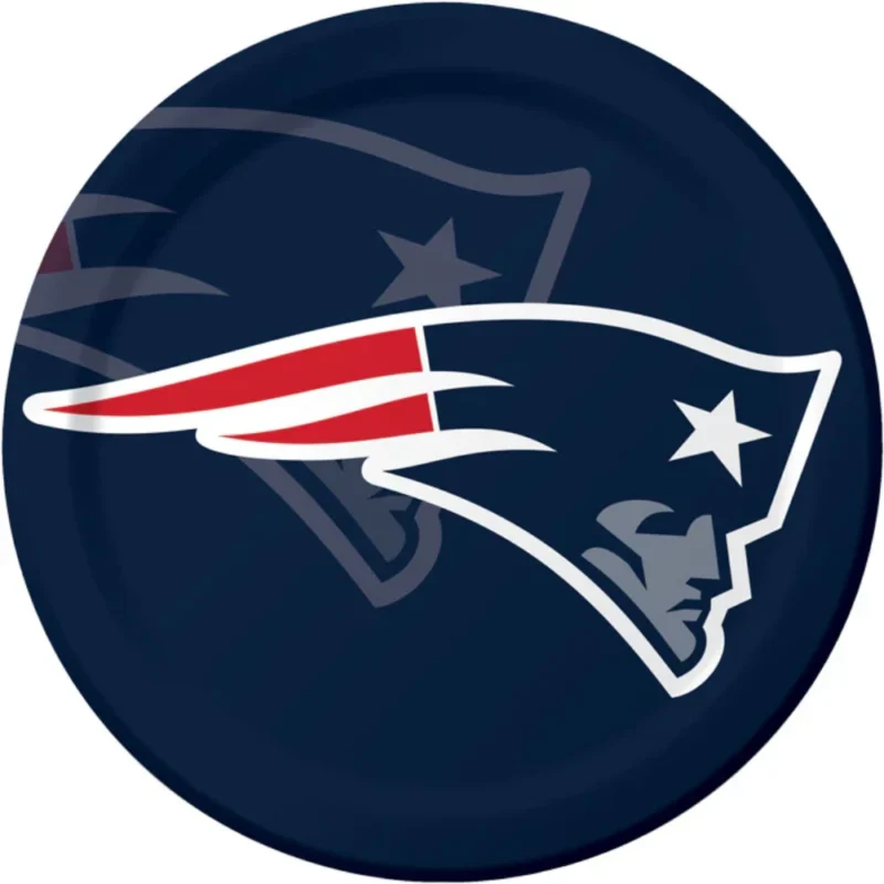 New England Patriots 9 in plates