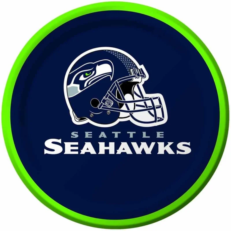 seattle seahawks plates