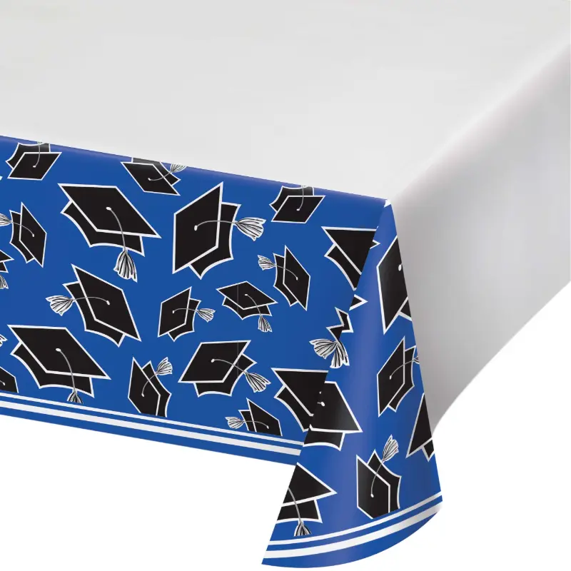 BLUE GRAD TABLE COVER