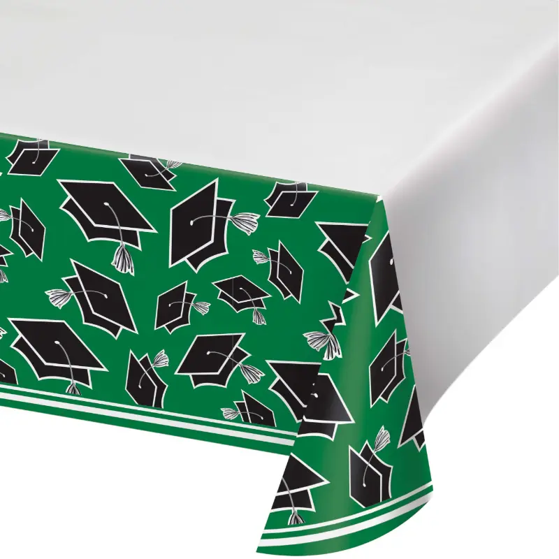 GREEN GRAD TABLE COVER