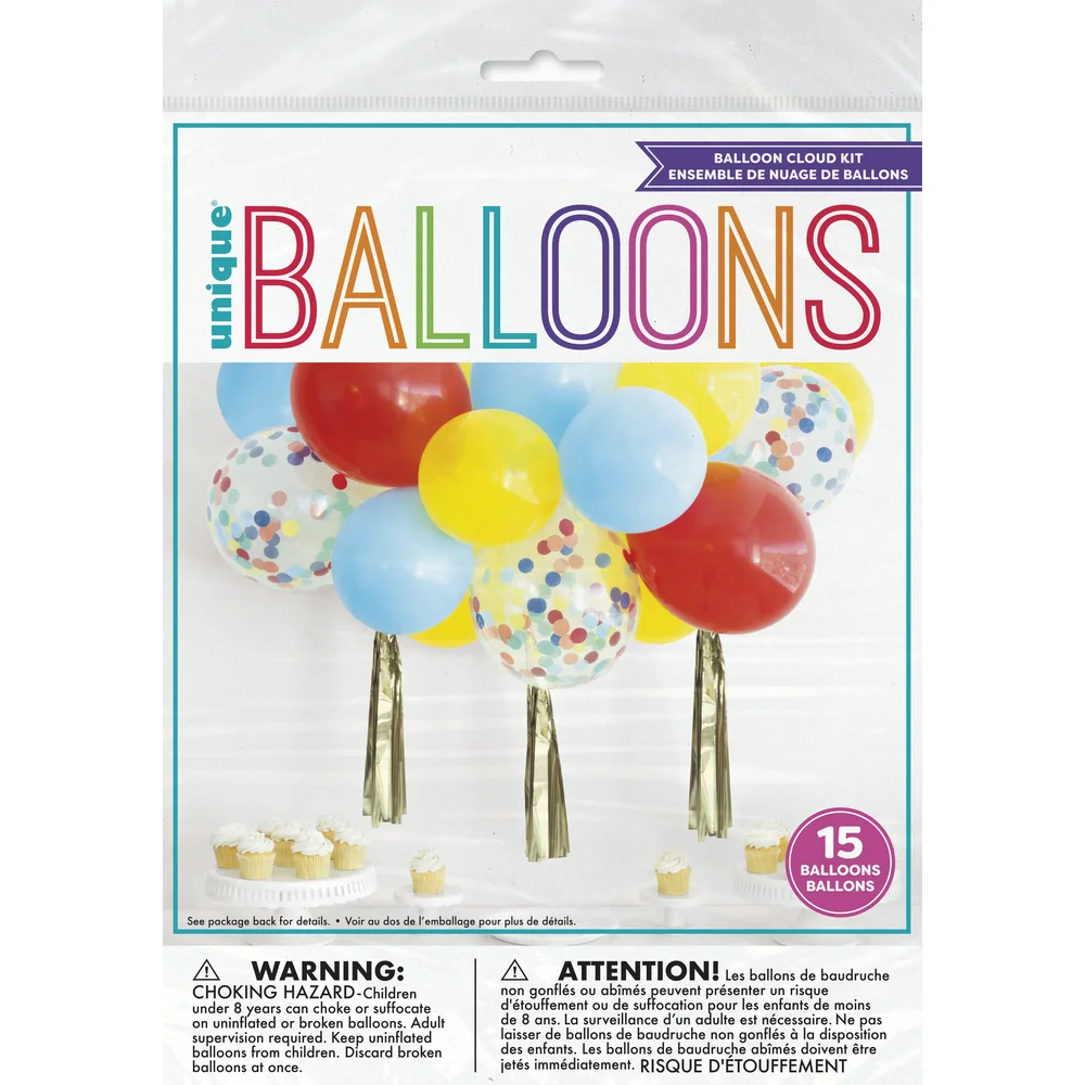 Red/Blue/Yellow Balloon Arch Kit
