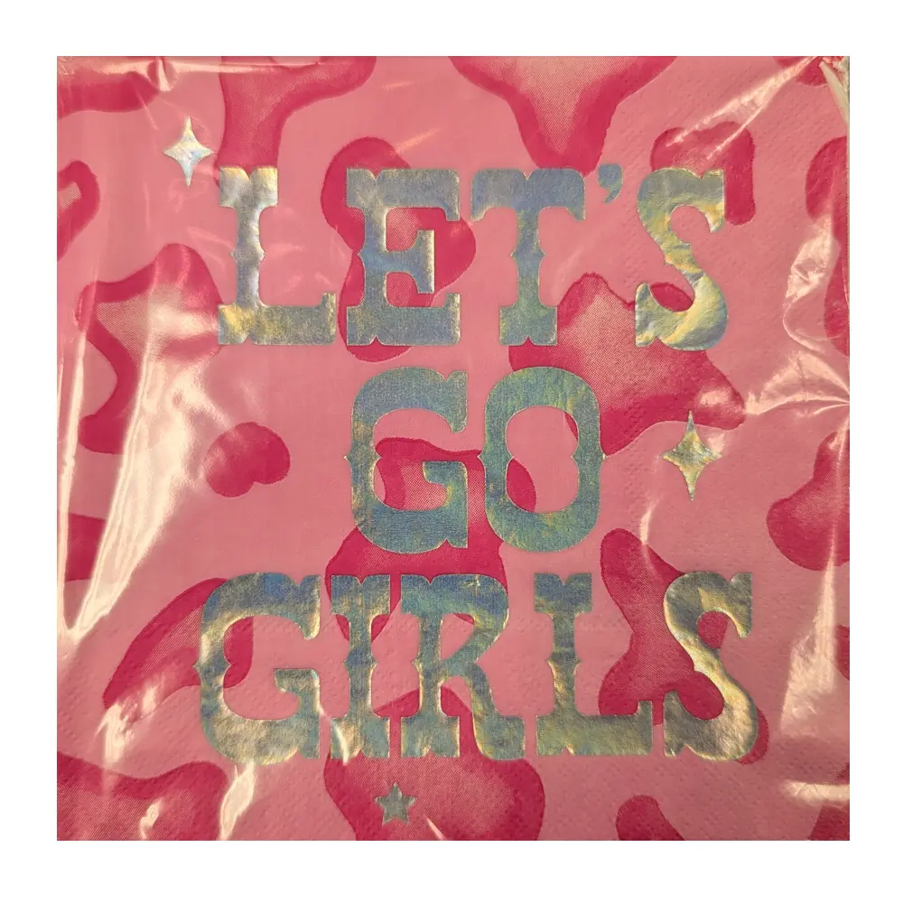 Lets Go Girls Lunch Napkins 16ct