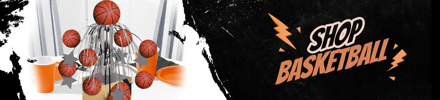 basket ball decor/party supplies banner