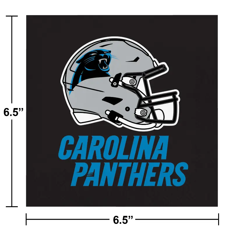 Carolina Panthers Lunch Napkins 16ct - Image 3