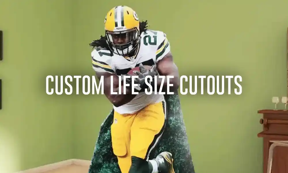 custom standee cutout place card