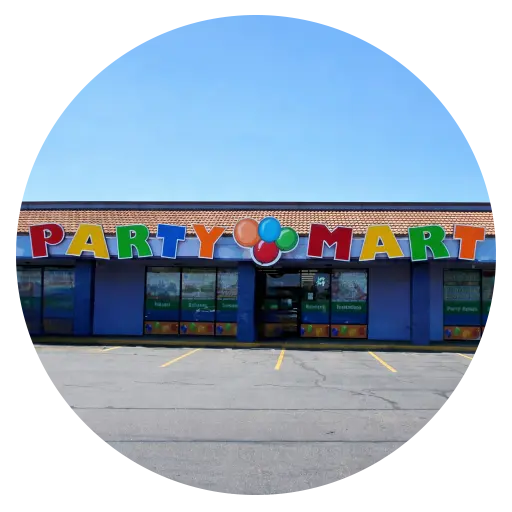 Party Mart store exterior in Salem
