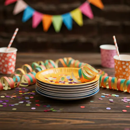Party tableware and decor