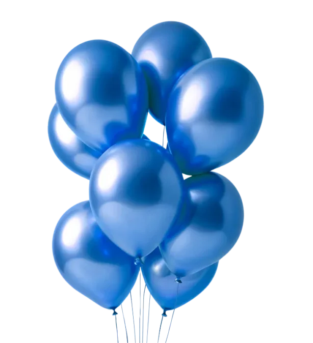 Inflated Latex Balloons