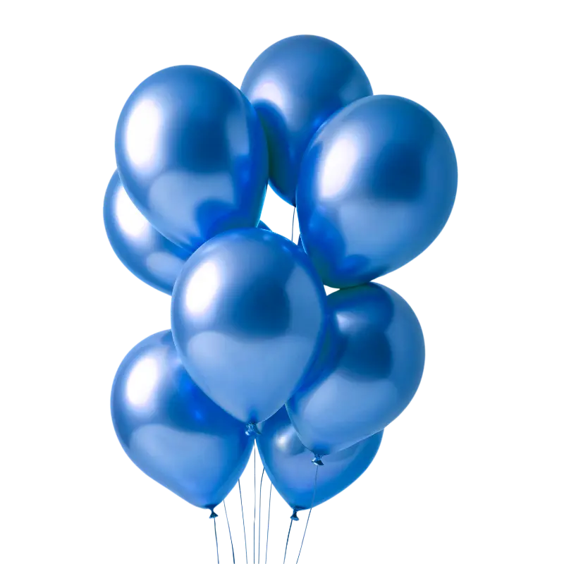 Inflated Latex Balloons