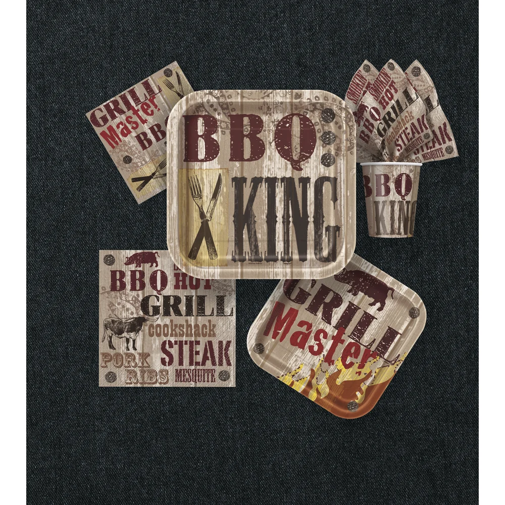 BBQ King Paper Cups 8ct - Image 2