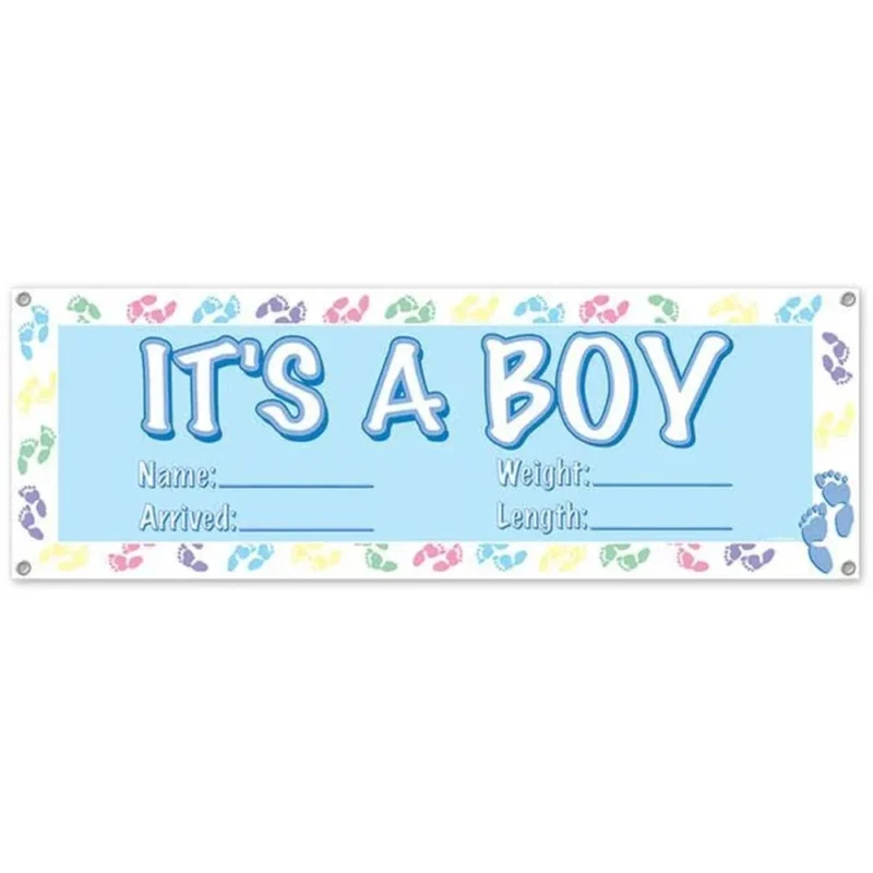 its a boy blue banner