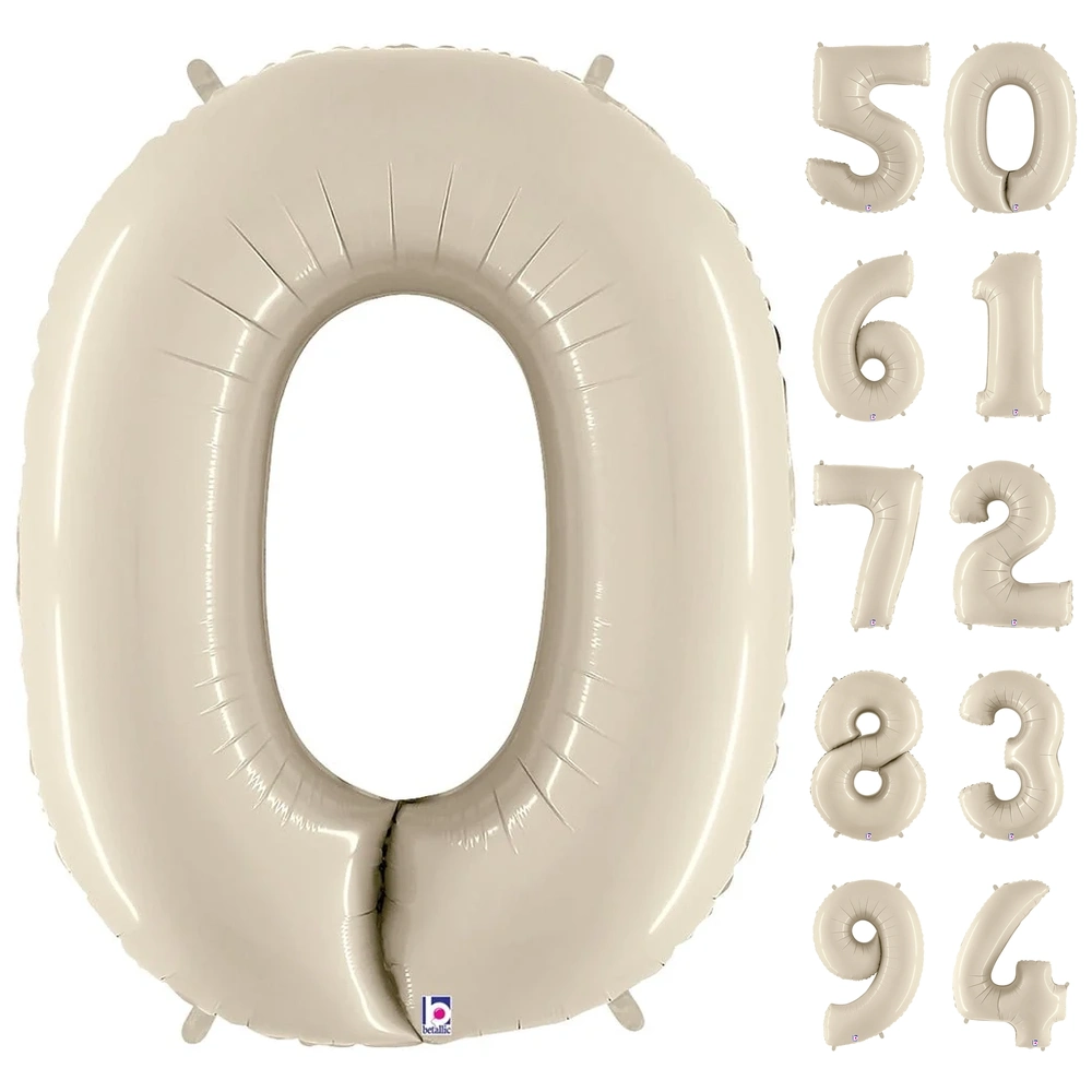 Large Numeral Mylar Balloon